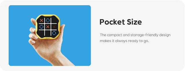 لعبة اكس او الكترونية 3 في 1 جيكر GiiKER Tic Tac Toe Bolt Game