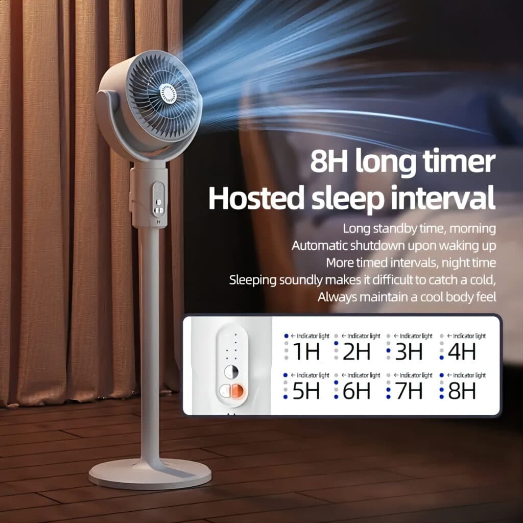 مروحة عمودية لاسلكية 4000 مللي أمبير