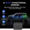 مولد شاحن بطاريات متنقلة ايكوفلو للرحلات 800 واط عن طريق بطارية السيارة EcoFlow Alternator Charger