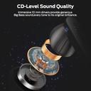 Monster N-Lite Clear Talk Wireless Earbuds Bluetooth 5.3 Headphones with CVC 8.0 Noise Reduction, IPX8 Waterproof in-Ear Stereo Earphones 60H Playtime, with Fast Charging for Sport