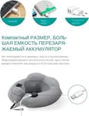 Inflatable Neck Massage Pillow With Heating - 697305