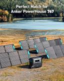 Anker 531 Solar Panel, 200W Foldable Portable Solar Charger - 697368