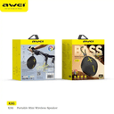 Awei KA6 Mini Wireless Powerful Bluetooth Speaker TWS Bluetooth 5.3 Sound Box HIFI RGB Light Loudspeaker Support TF Card