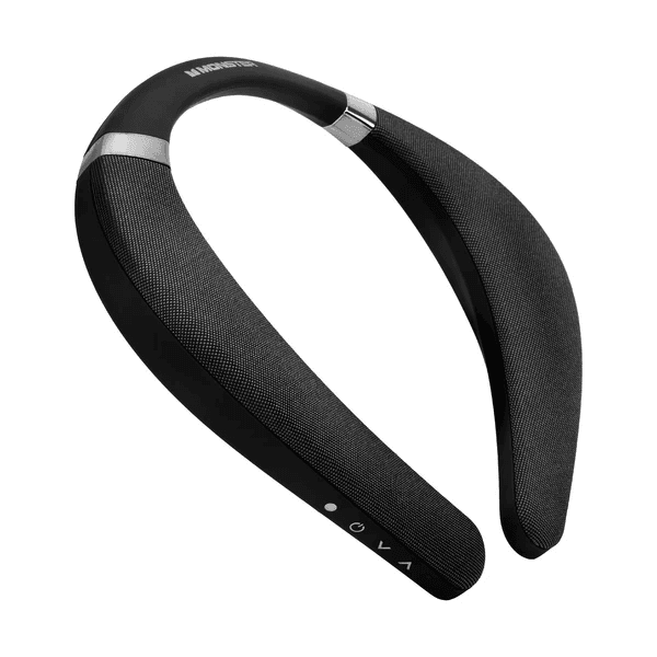 Monster Boomerang Petite Neckband Bluetooth Speakers, Neck Speaker with 15H Playtime, aptX High Fidelity 3D Stereo Sound, Low Latency, Built-in Mic, IPX5 Waterproof Wearable for Home Outdoor