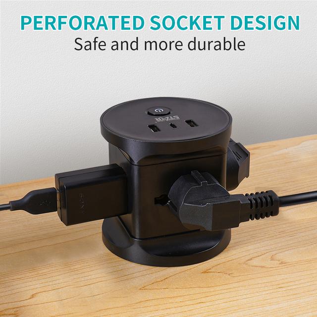 توصيلة كهرباء 3 متر وينينج ستار 2500 واط Winning Star Universal Outlets Socket