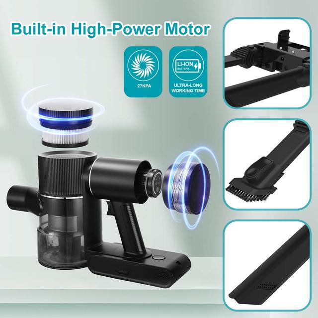 مكنسة كهربائية لاسلكية وينينج ستار 1 لتر 4000 مللي أمبير Winning Star Wireless Vacuum Cleaner