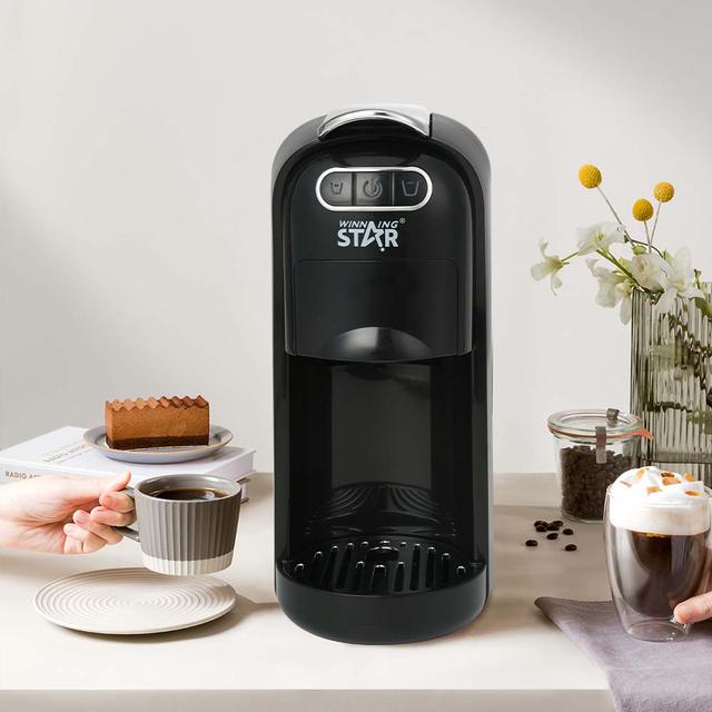 ماكينة قهوة كبسولات وينينج ستار 20 بار 1400 واط Winning Star Capsule Coffee Machine - SW1hZ2U6MzIwNDc4Ng==