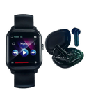 حزمة ساعة ذكية مع سماعات بلوتوث بتحكم لمس وصوت ستيريو اواي Awei HE-1 Combo Smart Watch + Bluetooth Earbuds