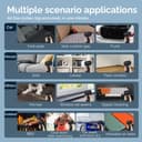 منفاخ هواء محمول مروحة تيربو قابل للشحن 600 واط 4000 مللي أمبير مع اضاءة مدمجة Portable High Speed Turbofan Blower