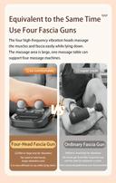 جهاز مساج الظهر 1800 مللي أمبير 4 سرعات قابلة للتعديل Handheld Four Heads Back Massager