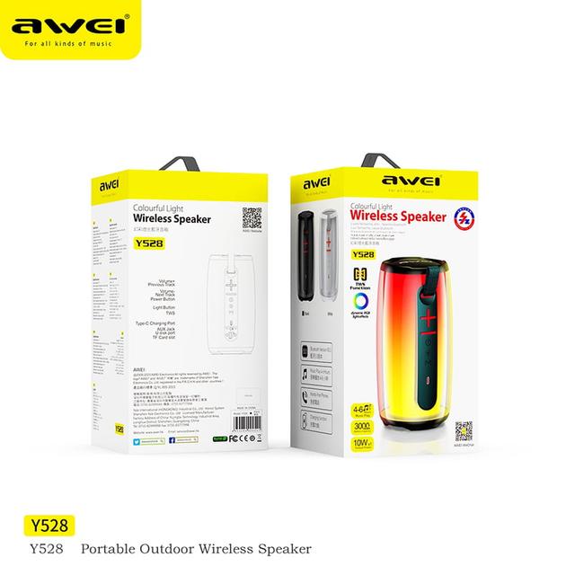 Awei Y528 Colourful Light Outdoor Wireless Speaker - SW1hZ2U6MzE5OTQ1Mg==