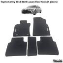 Toyota Camry 2018-2024 Luxury Black Floor Mats with Logo (5 pieces) - SW1hZ2U6MzQxOTgxOQ==