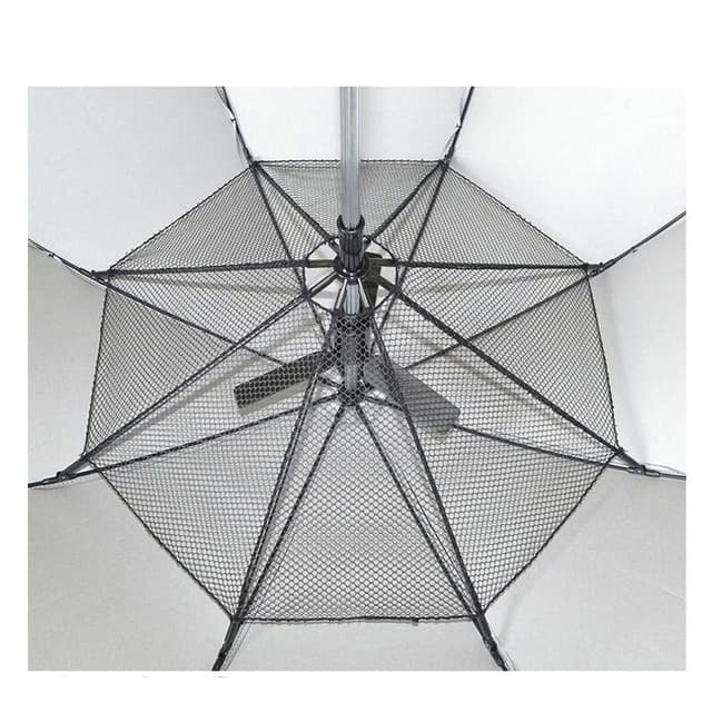 Long Handle Umbrella With Fan And Water Spray