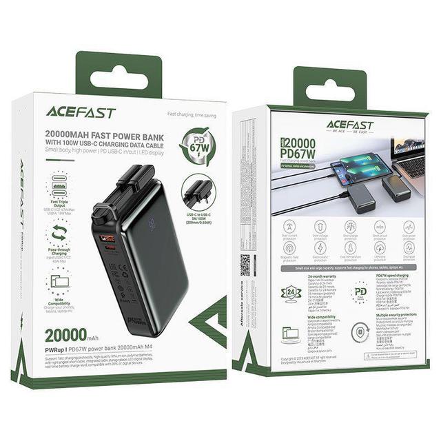 باور بنك شاحن متنقل 20000 مللي أمبير أسيفاست Acefast Fast Charger Power Bank M4 - SW1hZ2U6MzIwMjA1OA==