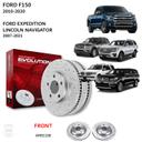 Ford F150 (2010-2020) Front Drilled and Slotted Brake Disc Rotors by PowerStop Evolution (Expedition Lincoln Navigator) - SW1hZ2U6MzIwMzc0NQ==