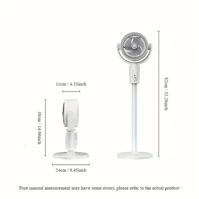 3 in 1 Portable Air Circulation Fan With Remote Control