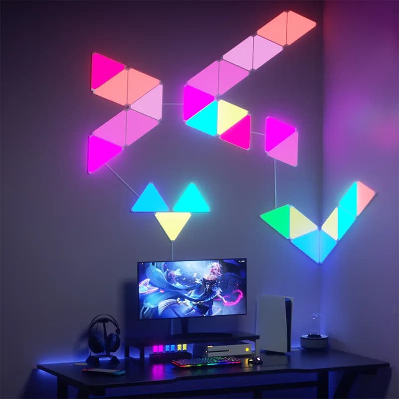 Triangle Quantum Light RGB Pack Of 6