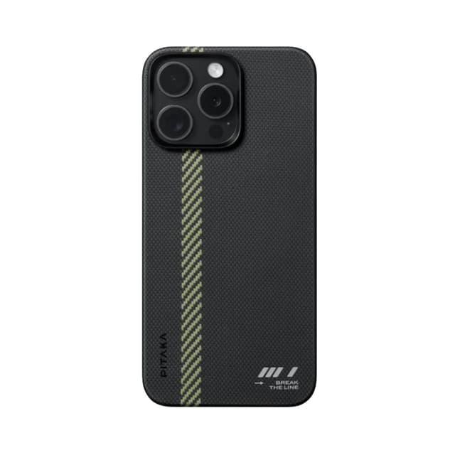 Pitaka MagEZ Case 5 For iPhone 15 Pro Max Break The Line - Black