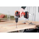 Black+Decker Combi Hammer Drill With 2 Batteries In Kitbox For Metal, Wod & Masonry Drilling & Screwdriving/Fastening - SW1hZ2U6MzIzODMzOA==