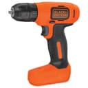 دريل مفك براغي لاسلكي 600 دورة بلاك اند ديكر Black+Decker Cordless Electric Compact Drill Driver For Screw Driving & Fastening