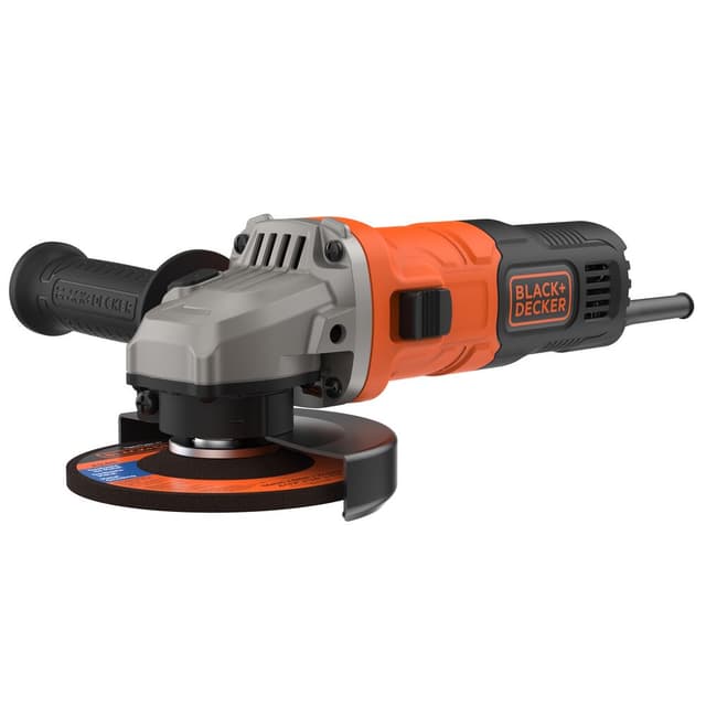 Black+Decker 710w 115mm Small Angle Grinder , 2 Years Warranty, Cutting Disc Not Included