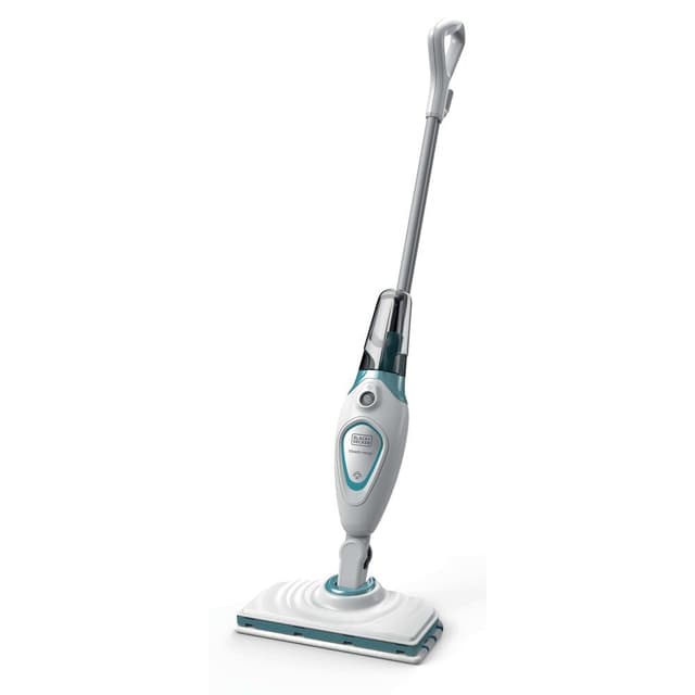 Black+Decker 1300w Steam Mop With Superheated Steam, Swivel Head And Microfibre Pad