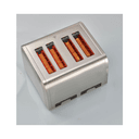 Black+Decker 4 Slice Stainless Steel Toaster, Silver - Et444-B5