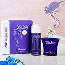 عطر بلو ليدي الرصاصي مع ديودرانت 40/50 مل الرصاصي Rasasi Blue Lady With Deo Spray