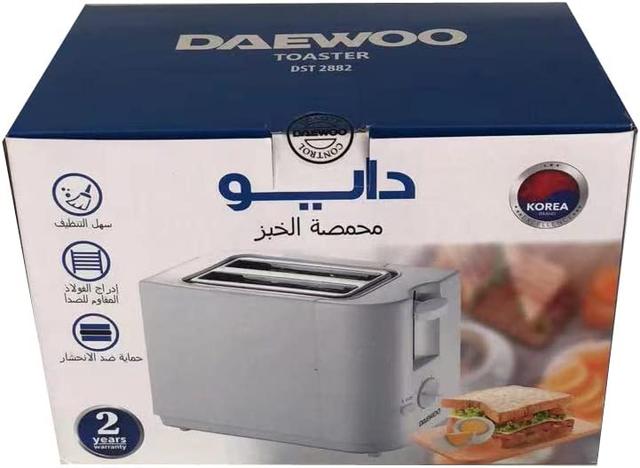 Daewoo 700w 2 Slice Bread Toaster - SW1hZ2U6MzIzOTE1OQ==