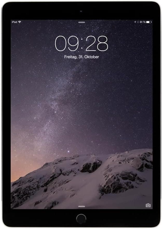 Renewed i-pad Air 2, 9.7 inch, 128 GB, Wi-Fi,Space Gray - 701177