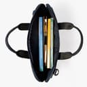 Genuine Leather 14 Inch Laptop Messenger Bag For Unisex I Padded Laptop Compartment I Carry Handles With Adjustable Strap Blue