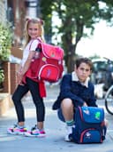 Light Plus Nine Student Backpack blue/dark blue - 701007