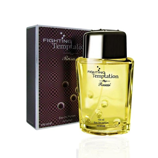 عطر فايتنج تمبتيشن للرجال 100 مل الرصاصي Rasasi Fighting Temptation Men