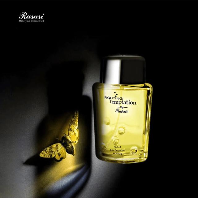 عطر فايتنج تمبتيشن للرجال 100 مل الرصاصي Rasasi Fighting Temptation Men