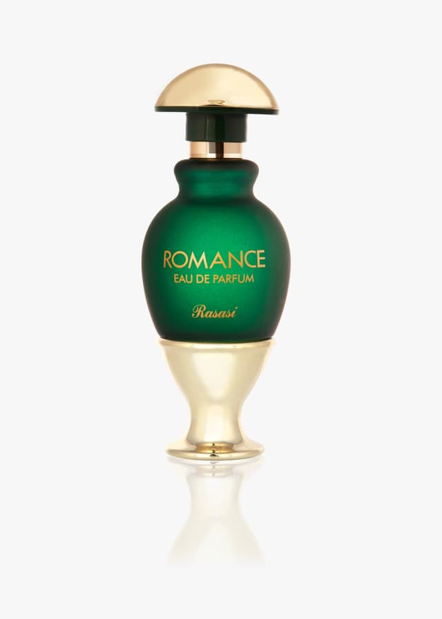 عطر رومانس الأخضر للنساء 15 مل الرصاصي Rasasi Romance Conc Oil - SW1hZ2U6MzIzOTczNw==