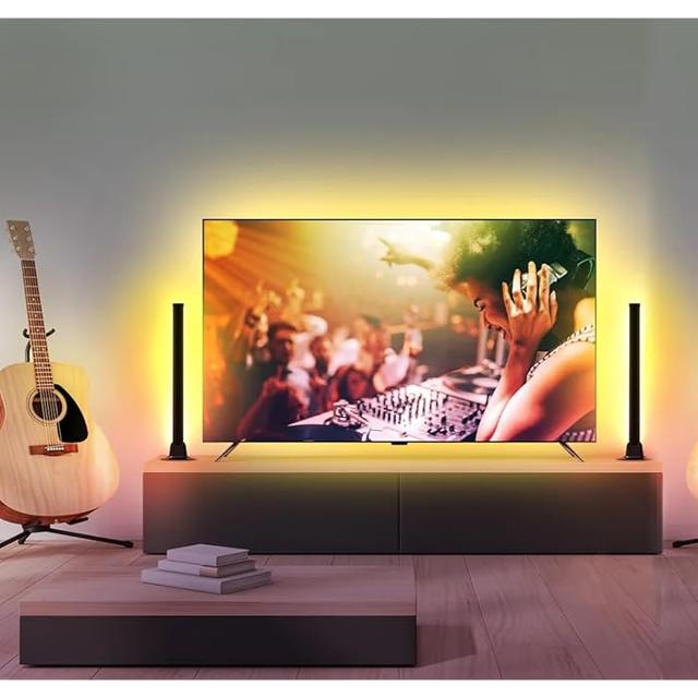 اضاءة ليد شريط واضاءة عامودية تفاعلية للتلفاز Apex Hdmi Sync Tv Backlight And Sync Bar Light