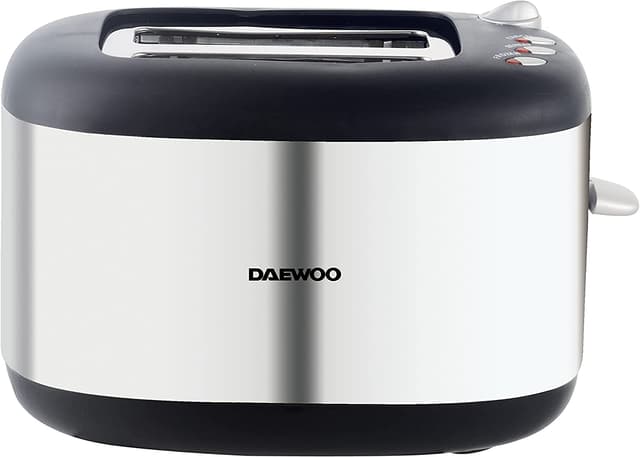 Daewoo 800w 2 Slice Stainless Steel Bread Toaster - 697601