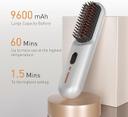 مشط حراري للشعر قابل للشحن 9600 مللي أمبير 230 درجة مئوية Cordless Hair Straightener Brush - SW1hZ2U6MzI0OTgxNg==