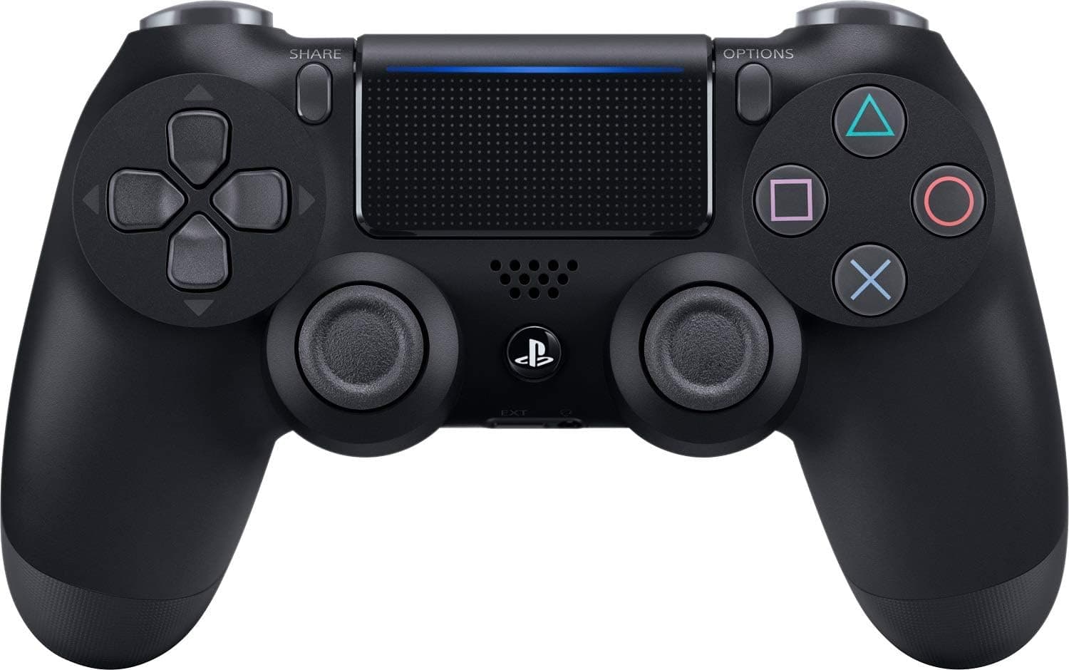 وحدة تحكم بلايستيشن 4 دوال شوك 4 لاسلكية بلون اسود من سوني Sony Dualshock4 Wireless Controller Black