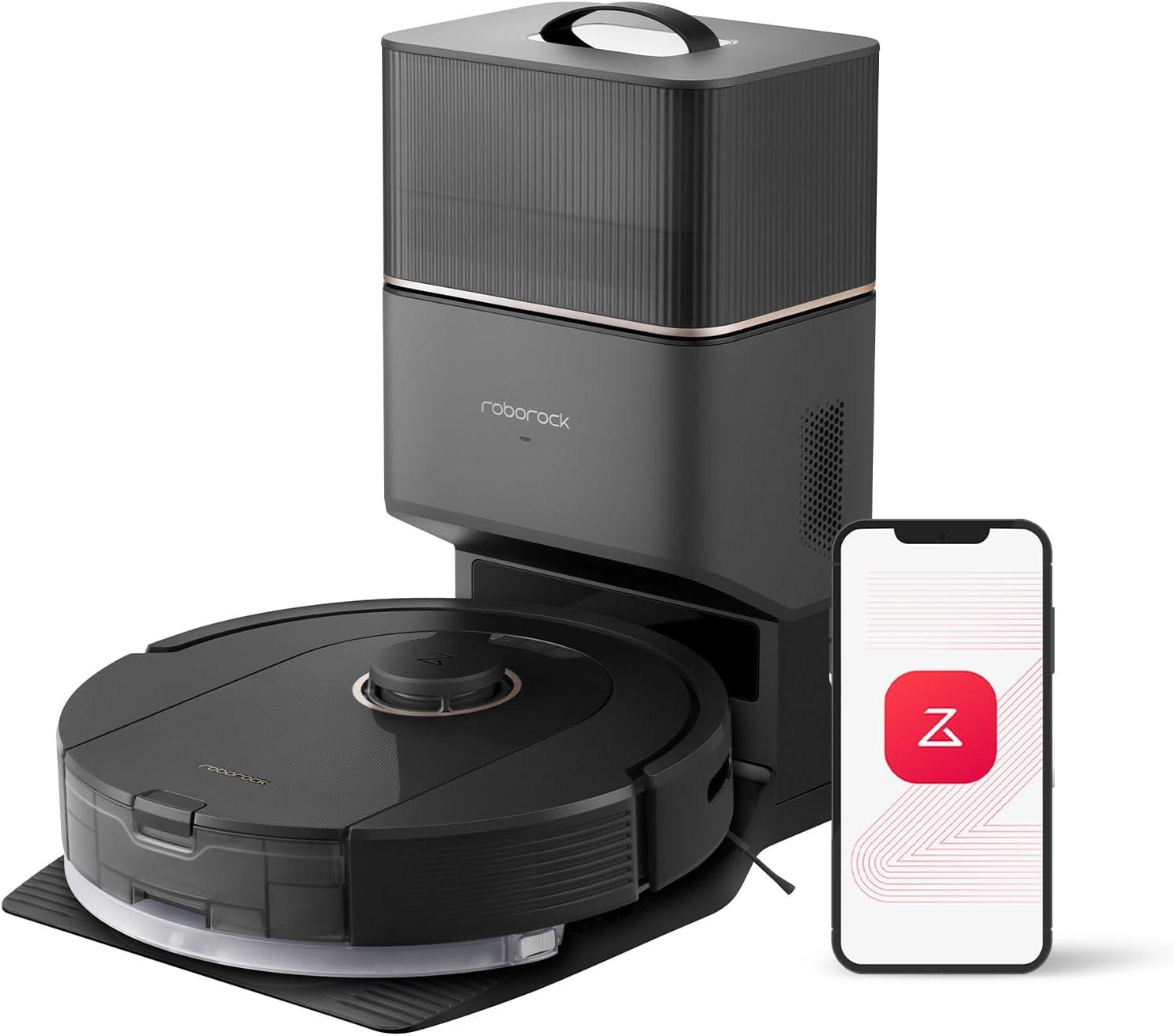 Roborock Q5 Pro+ Robot Vacuum and Mop, Self-Emptying, 5500 Pa Max Suction