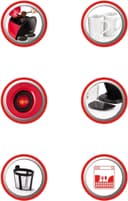 ماكينة اسبريسو اتوماتيكية لفنجانين بلاك آند ديكر BLACK&DECKER 2 Cups Coffee Maker Machine For Drip And Espresso