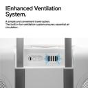 Pidan Rolling Pet Carrier Suitcase With Integrated Fan and Light