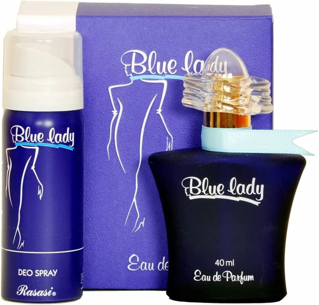 Rasasi Blue Lady With Deo Spray 40/50ml