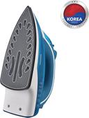 مكواة ملابس يدوية 2200 واط بالتكنلوجيا الكورية دايو أزرق DAEWOO Steam Iron With Ceramic Soleplate