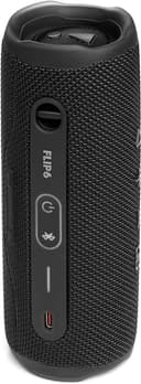 سبيكر محمول فليب 6 صغير الحجم مع 12 ساعة من التشغيل بلون اسود من جي بي ال Jbl Flip 6 - Portable Speaker -Black