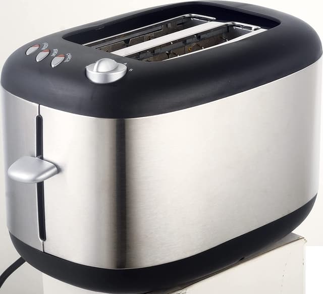 Daewoo 800w 2 Slice Stainless Steel Bread Toaster - 697602