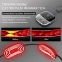 جهاز مساج الرقبة بالنبضات الكهربائية 4 أوضاع مع خاصية الحرارة Portable Neck Massager