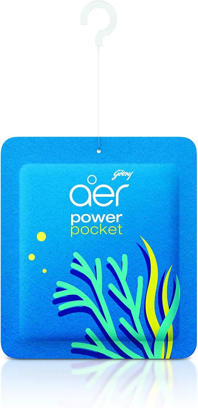 Godrej Aer Power Pocket Bathroom Fragrance - Sea Breeze - SW1hZ2U6MzI0MDUyNw==