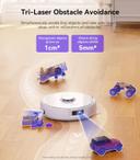 مكنسة روبوت التنظيف ناروال فريو اكس الترا الذكية 8200 باسكال Narwal Freo X Ultra Robot Vacuum and Mop