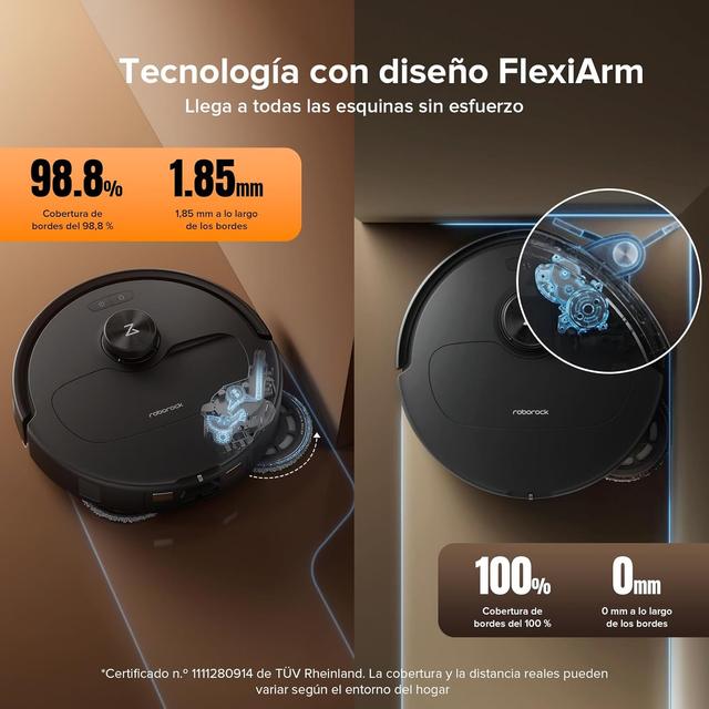 مكنسة روبوت التنظيف شاومي روبوروك كيو ريفو ماستر 10000 باسكال Roborock Qrevo Master Robot Vacuum and Mop